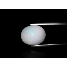 4.13 Ct 13x10.5 mm Oval Cabochon Natural Play-Of-Color Crystal Opal, Ethiopia