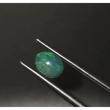 Aries 1.20 Ct 7.7x5.9 mm Natural Ethiopian Black Opal