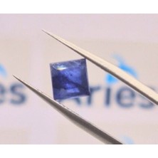 Aries 3.41 Ct 7x6.8 mm Octagon Natural Blue Sapphire ( Glass Filling)