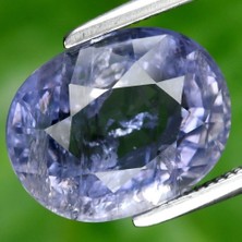 Aries 3.40 Ct 10.5x8.3 mm Oval Natural Bluish Violet Iolite Gemstone, Africa