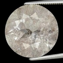 Aries 13.75 Ct 16 mm Round Natural Golden Needles Rutile Quartz Gemstone, Africa