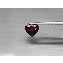 Aries 1.34 Ct 7x6.4 mm Heart Natural Orangish Red Spessartite Garnet, Namibia