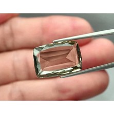 Aries 11.05 Ct 18x12.5 mm Vs Antique-Cut Natural Green Quartz, Brazil