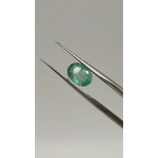 Aries 0.97 Ct 7.9x6.0 mm Oval Natural Emerald, Zambia