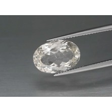 Aries 7.70 Ct 14.2x9.6 mm Oval Natural Unheated Light Yellow Topaz, Brazil