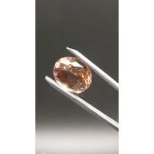 Aries 8.90 Ct 13.9x11 mm Natural Oval  Champagne Topaz Brazil