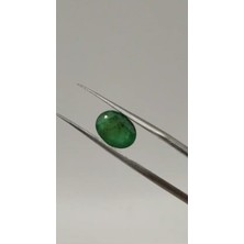 2.10 Ct 7x9.5 mm Oval Natural Green Emerald