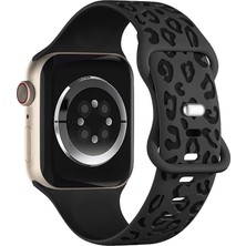 Nextron Watch 42-44-45-46-49MM Uyumlu Leopar Desenli Yüksek Kaliteli Leopar Silikon Kordon