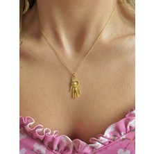 Sirius Jewelry Shop 925 Ayar Gümüş İncili El Kolye