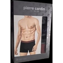 Pierre Cardin 390 Erkek Sıyah Stretch 3'lü Boxer
