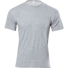 Anıt 1107 Gri 3 Adet Ribana O Yaka Kollu Erkek Fanila