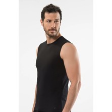 Cacharel 1303 Siyah Erkek Spor Bisiklet Yaka Fanila