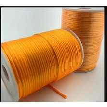 İpek Hobi Turuncu  Kalın Filoş İp 3 Mm 1 Top