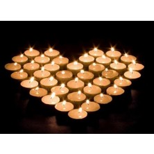 İpek Hobi Tea Light Mum 50 Li Paket Beyaz