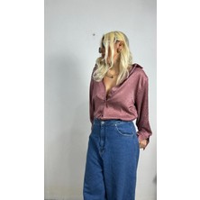 Nunu By Croc Chic Krem Saten Gömlek