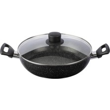 Vipiteno Kapaklı Kızartma Tenceresi, Indüksiyonlu Kızartma Tenceresi, Yapışmaz Kaplama, Güveç Tenceresi, Alüminyum, Yuvarlak, Çap 28 cm