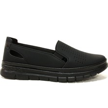 Wanetti Siyah 4 Nokta Comfort Anatomik Ayakkabı