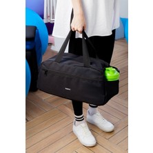 Bambus Home Iki Bölmeli El ve Omuzda Taşınılabilir Günlük Seyahat Gym Fitness ve Spor Çantası