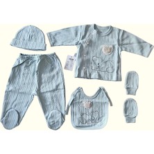 Milays Life Home Collection Gaye Yenidoğan 5 Li Zıbın Seti