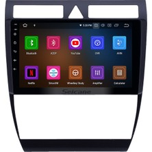 SmartGO Audi A6 S6 Rs6 1997-2004 Android Auto Carplay Navigasyon Multimedya Sistemi  Wİ-Fİ (Yazılımsal)