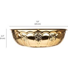 Yaren Style Osmanlı Motifli Metal Hamam Tası – Geleneksel ve Şık Banyo Aksesuarı