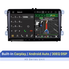 SmartGO Volkswagen Evrensel Skoda Android Auto Carplay Navigasyon Multimedya Sistemi  Wİ-Fİ (Yazılımsal)