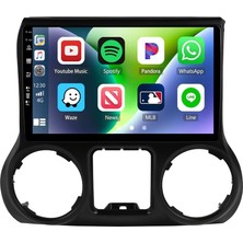 SmartGO Jeep Wrangler 2007-2017 Uyumlu 10 Inç Multimedya  Wİ-Fİ (Yazılımsal)