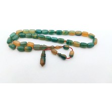 İskeçe Tesbih Abdullah Başkale Usta Eseri Haftanın Güncel Renkleri Sıkma Kehribar Sertifikalı 7253