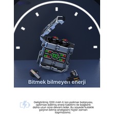 MactivePro Truequad Bluetooth Kulaklık 2 Çift (4 Adet) Şık Tasarım, Yüksek Ses Kalitesi Oyuncu Kulaklığı Gaming Kulaklık Siyah Kulakiçi Mactivepro