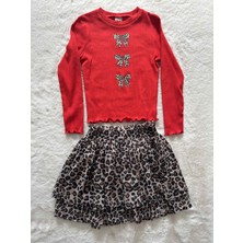 Leopar Etekli Mevsimlik Takım