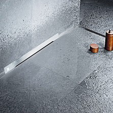 Purvex Home Premium 60 cm Duvar Dibi Duş Kanalı 304 Paslanmaz Yüksek Kalite ve Estetik Banyo Çözümü