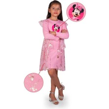 Kız Çocuk Mickey Parti Kıyafeti Dogum Günü ve Gösteri Kostümü Elbisesi