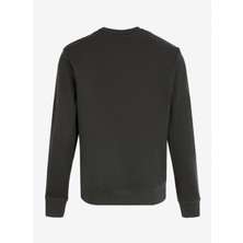 Armani Exchange Bisiklet Yaka Koyu Füme Erkek Sweatshırt 8NZM88 Zjkrz 1832