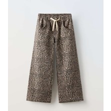 Songül Berik Kız Çocuk Leopar Pantolon