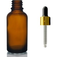 Zylan Ambalaj 100 ml Kahverengi Cam Da mlalıklı, 12 Adet, Sarı Kapak Siyah Emzik