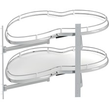 Huzur Döner Tablalı Frenli Sol Kör Köşe Mekanizması (H 6002)