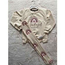 Gökkuşağı Altı Fitilli Mevsimlik Kız Takım