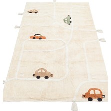 Cotton Baby %100 Naturel Pamuk Yıkanabilir Kaymaz Tabanlı Bebek Halısı 09 Multy Xxw