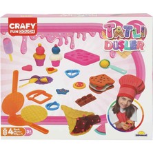 Crafy Tatlı Düşler Oyun Hamuru Seti 200 G 22 Parça