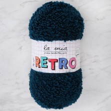 La Mia Retro Petrol Mavisi El Örgü Ipi - LM5206