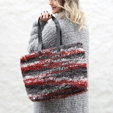 La Mia Retro Gri El Örgü Ipi - LM6805