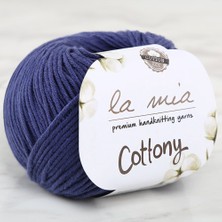 La Mia Cottony Lacivert El Örgü Ipi - L038