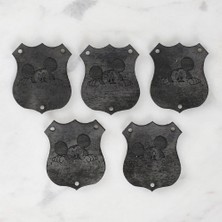 Loren Crafts Figürlü Deri Arma 5 Adet - 1576