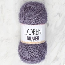 Loren Silver Antrasit El Örgü Ipi - RS0036 - 34098