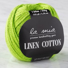 La Mia Linen Cotton Açık Yeşil El Örgü Ipi - L186 - 33866