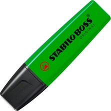 Stabilo | Boss Original Fosforlu Kalem, Yeşil, 2-5 mm Uç, Su Bazlı Mürekkep, 4 Saat Kurumaya Dayanıklı