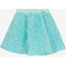 Barbie Normal Bel Kabarık Turkuaz Düz Kısa Kız Çocuk Etek BRB5SG-ETK6005