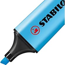 Stabilo | Boss Original Fosforlu Kalem, Mavi, 2-5 mm Uç, Su Bazlı Mürekkep, 4 Saat Kurumaya Dayanıklı