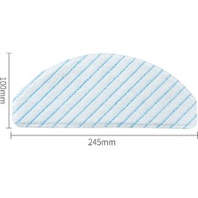 Quueppty 30 Adet Ecovacs Deebot Ozmo T8 Aivi T8 Max Robotlu Süpürge Tek Kullanımlık Güçlü Temizlik Bezi Paspas Bezi (Yurt Dışından)