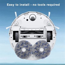 Quueppty Ecovacs T10 Turbo /deebot X1 /omnı / X1 Turbo T20 Omni Elektrikli Süpürge Paspas Bezi Yıkanabilir Paspas Pedleri Parçalar Aksesuarlar (Yurt Dışından)